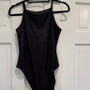 H&M Black Sparkly Bodysuit